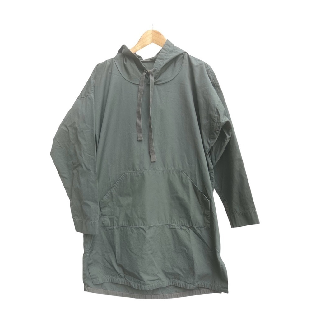 Jnby Anorak Jacket Outdoor Waterproof Hood military green  oversized